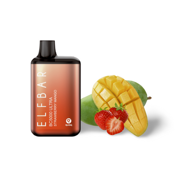 Elf Bar BC5000 Ultra Strawberry Mango (Полуниця Манго) Одноразова електронна сигарета 780007 фото