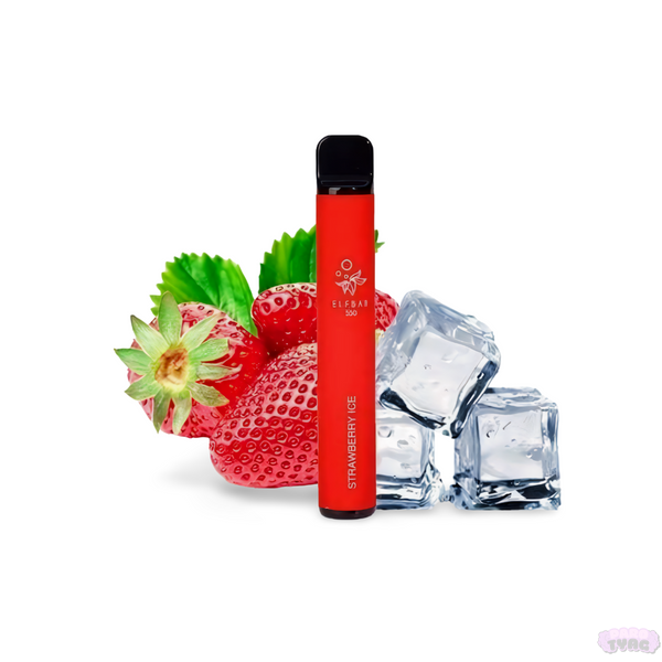 Elf Bar 800 Strawberry Ice (Полуниця Лід) Одноразова електронна сигарета 600016 фото