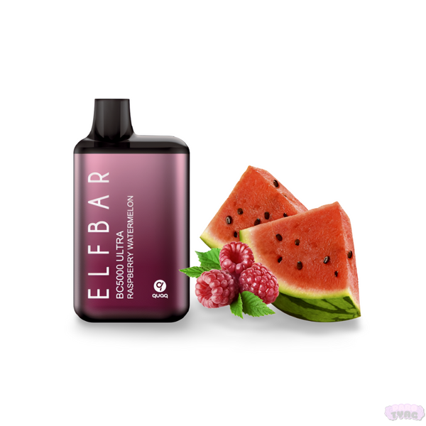 Elf Bar BC5000 Ultra Raspberry Watermelon (Малина Арбуз) Одноразовая электронная сигарета 780009 фото