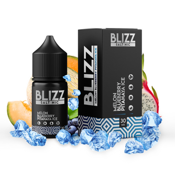 Жидкость Blizz Salt 30Мл Melon Blueberry Pitahaya Ice (Микс Дыни, Черники И Питайи Со Льдом) 090827 фото