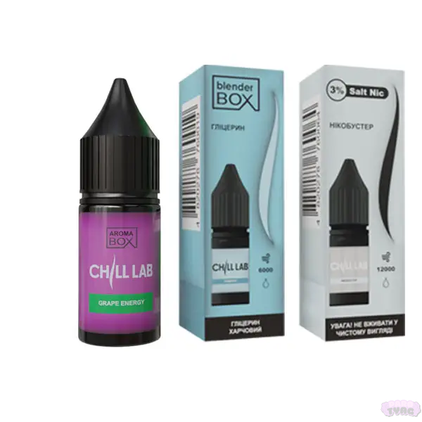 Набор для самозамеса Chill Lab Grape Energy, 30 Мл 410003 фото