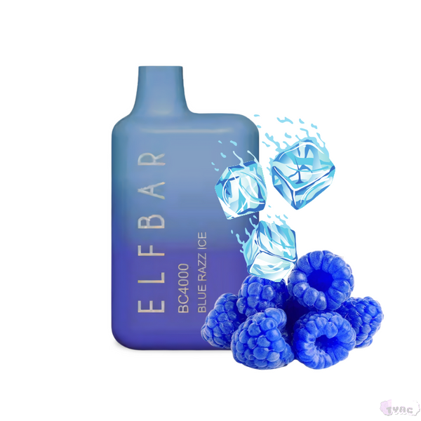 Elf Bar BC4000 Blue Razz Ice (Блакитна Малина Лід) Одноразова електронна сигарета 710027 фото