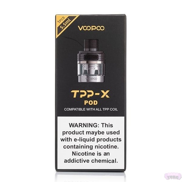 Voopoo Tpp X Pod 5.5Ml - Black 910066 фото