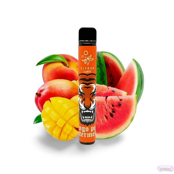 Elf Bar 800 Mango Peach Watermelon (Манго Персик Кавун) Одноразова електронна сигарета 600017 фото