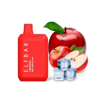 Elf Bar LB5000 Red Apple Ice (Красное Яблоко Лед) Одноразовая электронная сигарета 750001 фото