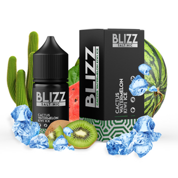 Жидкость Blizz Salt 30Мл Cactus Watermelon Kiwi Ice (Микс Кактуса,Арбуза И Киви С Холодком) 090829 фото