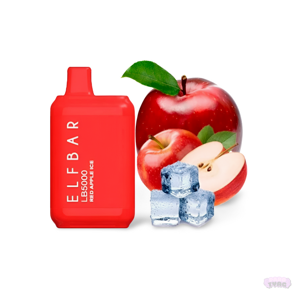 Elf Bar LB5000 Red Apple Ice (Красное Яблоко Лед) Одноразовая электронная сигарета 750001 фото