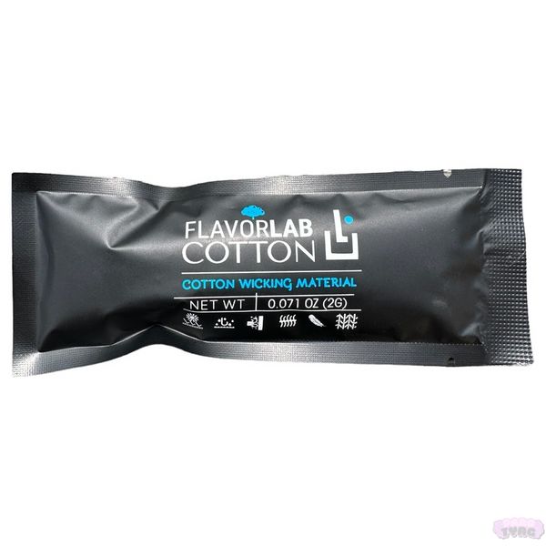 Вата Органічна Flavorlab Cotton 2 Гр (Original) 510000 фото