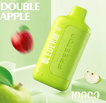 Freeton Leder Max 10000 Double Apple (Двойное яблоко) Одноразовая электронная сигарета 770005 фото