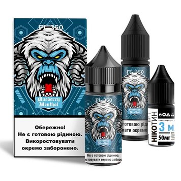 Набір для самозамісу Flavorlab Fl350 Blueberry Menthol, 30 Мл 310010 фото