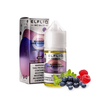 Жидкость Elfliq Blueberry Sour Raspberry 30Ml (Original) 389995 фото