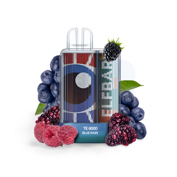 Elf Bar TE6000 Blue Razz Ice (Blakytna Raspberry Ice) Jednorazowy papieros elektroniczny