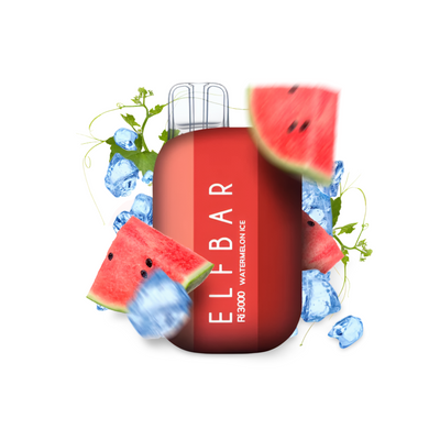 Elf Bar Ri3000 Watermelon Ice (Арбуз Лед) Одноразовая электронная сигарета 500022 фото
