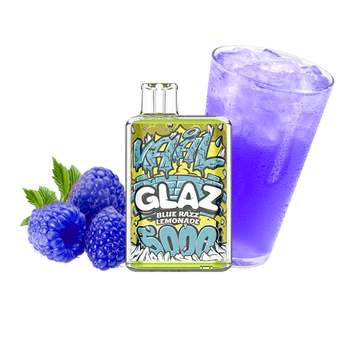 VAAL Glaz Blue Razz Lemonade (Лимонад із блакитної малини) Одноразова сигарета 131315 фото