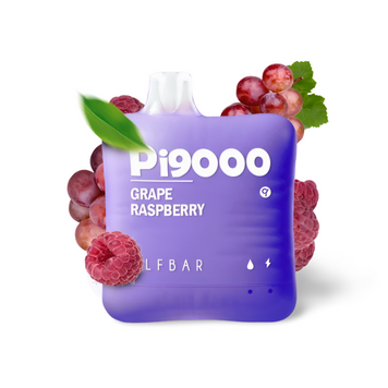 Elf Bar Pi9000 Grape Raspberry (Виноград Малина) Одноразовая электронная сигарета 960004 фото