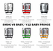 Бак (атомайзер) Smok TFV 12 Baby Prince Tank Silver 450000 фото 8
