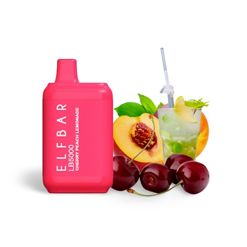 Elf Bar LB5000 Cherry Peach Lemonade (Вишня Персик Лимонад) Одноразовая электронная сигарета 750008 фото