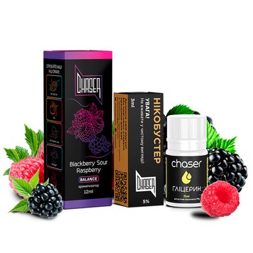 Набор для самозамеса Chaser Black Blackberry Sour Raspberry, 30 Мл 556012 фото