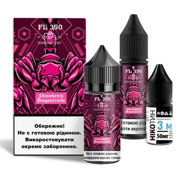 Набір для самозамісу Flavorlab Fl350 Strawberry Dragonfruit, 30 Мл 310011 фото