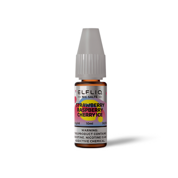 Жидкость Elfliq Strawberry Raspberry Cherry Ice 10Ml/50Gm (Original) 589486 фото