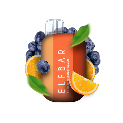 Elf Bar Ri3000 Blueberry Orange (Чорниця Апельсин) Одноразова електронна сигарета 500030 фото