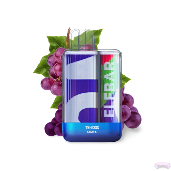 Elf Bar TE6000 Grape ice (Виноград і лід) Одноразовая электронная сигарета 940006 фото
