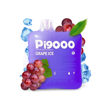 Elf Bar Pi9000 Grape Ice (Виноград Лід) Одноразова електронна сигарета 960012 фото