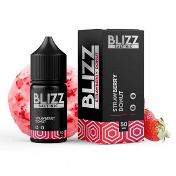 Жидкость Blizz Salt 30Мл/30Мг Strawberry Donut (Клубничный Пончик) 090802 фото