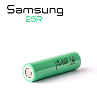 Акумулятор Samsung 18650 2500Mah Inr 25R (20A) (Original) 500003 фото
