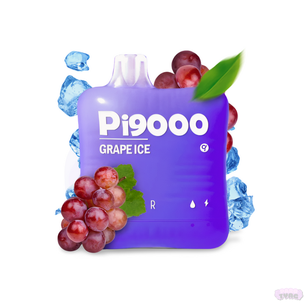 Elf Bar Pi9000 Grape Ice (Виноград Лід) Одноразова електронна сигарета 960012 фото