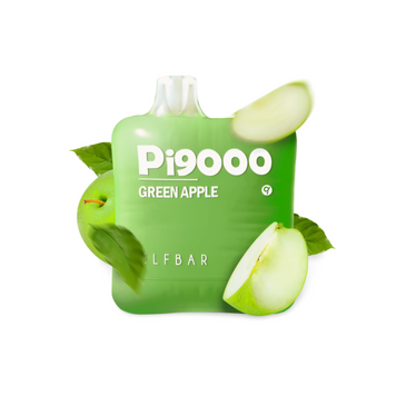 Elf Bar Pi9000 Green Apple (Зелене Яблуко) Одноразова електронна сигарета 960013 фото