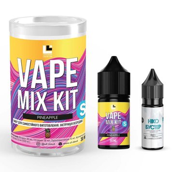 Набір для самозамісу Vape Mix Kit Pineapple, 30 Мл 430003 фото