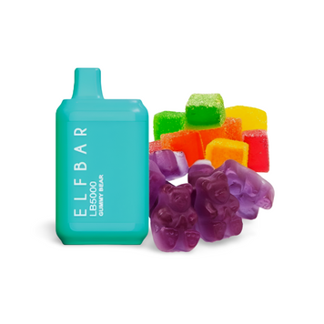 Elf Bar LB5000 Gummy Bear (Мармеладный Мишка) Одноразовая электронная сигарета 750014 фото