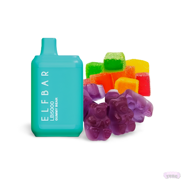 Elf Bar LB5000 Gummy Bear (Мармеладний Ведмедик) Одноразова електронна сигарета 750014 фото