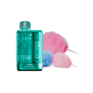 Elf Bar TE5000 Cotton Candy (Цукрова Вата) Одноразова електронна сигарета 730007 фото