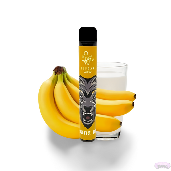 Elf bar 800 Banana Milk (Бананове молоко) Одноразова електронна сигарета 600001 фото