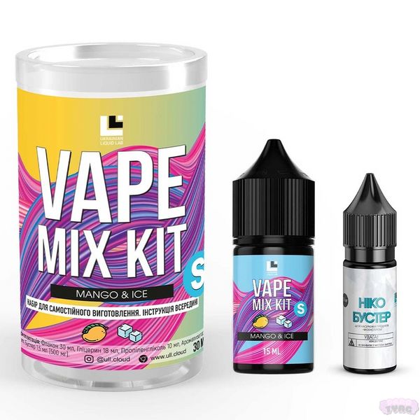 Набір для самозамісу Vape Mix Kit Mango Ice, 30 Мл 430006 фото