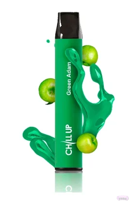 Chill UP 1800 Green Apple (Зелене яблуко) Одноразова електронна сигарета 762007 фото