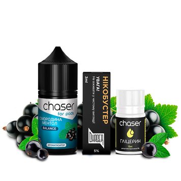 Набор для самозамеса Chaser For Pods Currant Menthol, 30 Мл 556668 фото