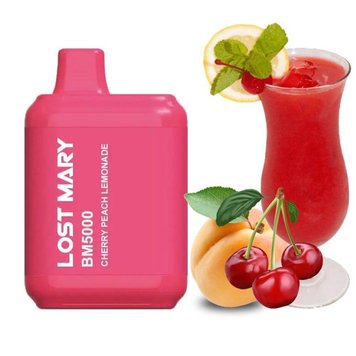 Lost Mary 5000 Cherry Peach Lemonade (Вишня Персик Лимонад) Одноразова електронна сигарета 981014 фото