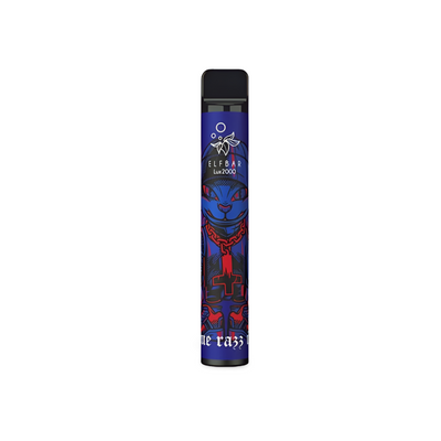 Одноразова електронна сигарета Elf Bar Lux 2000 Blue razz ice (Синя Малина) 795716 фото