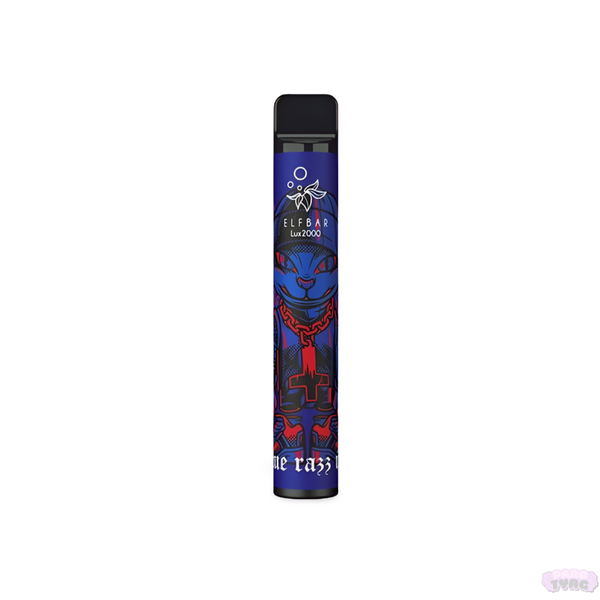 Одноразовая электронная сигарета Elf Bar Lux 2000 Blue razz ice (Синяя Малина) 795716 фото
