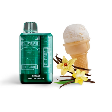 Elf Bar TE5000 Vanilla Ice Cream (Ваниль Мороженое) Одноразовая электронная сигарета 730012 фото