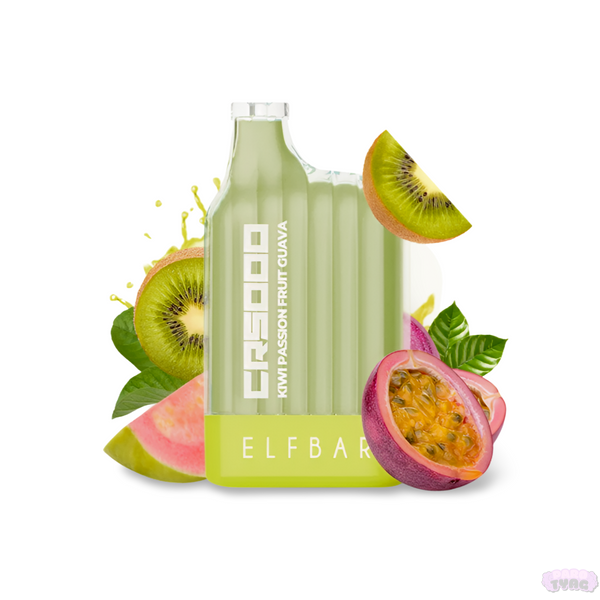 Elf Bar CR5000 Kiwi Passion Fruit Guava (Киви Маракуйя Гуава) Одноразовая электронная сигарета 760007 фото