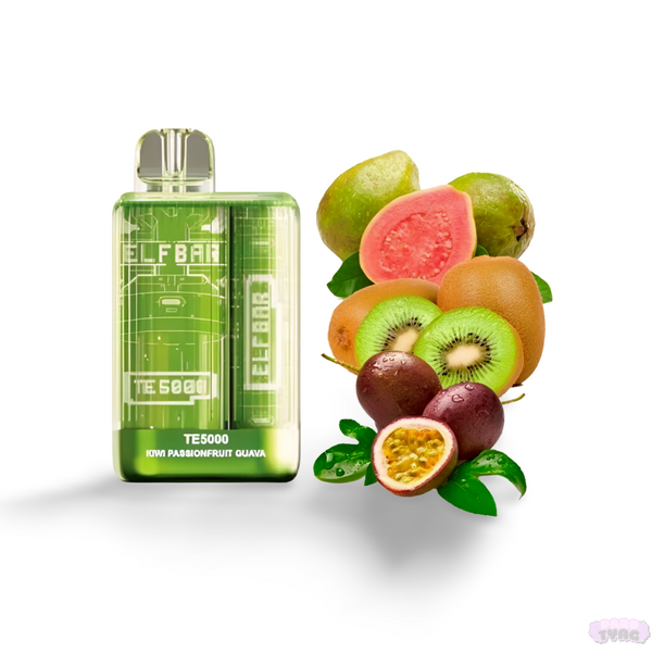 Elf Bar TE5000 Kiwi Passion Fruit Guava (Ківі Маракуя Гуава) Одноразова електронна сигарета 730013 фото