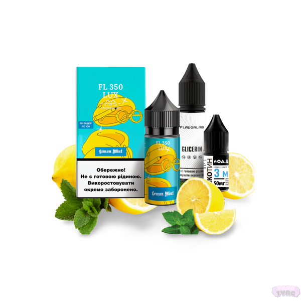 Набір для самозамісу Flavorlab FL350 LUX Lemon Mint (Лимон М'ята) 163312 фото