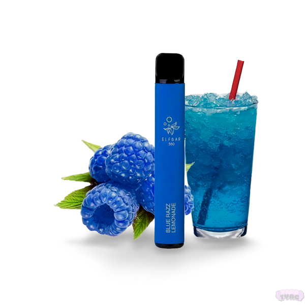 Elf Bar 800 Bar Blue Razz Lemonade (Блакитна Малина Лимонад) Одноразова електронна сигарета 600007 фото