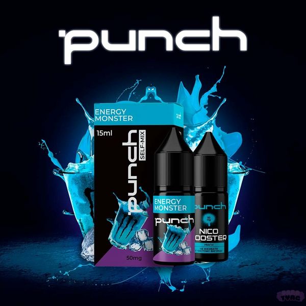 Набор для самозамеса Punch Energy Monster, 15 Мл\50 Мг 430071 фото