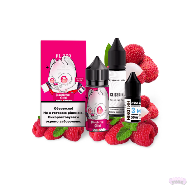 Набор для самозамеса Flavorlab FL350 LUX Raspberry Lychee (Малина Личи) 163313 фото