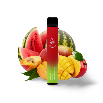 Elf Bar 2000 Mango Peach Watermelon (Манго Персик Кавун) Одноразова електронна сигарета 900002 фото